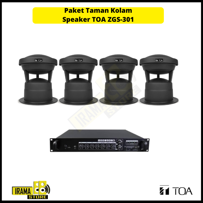 Paket Taman Kolam Speaker TOA - 4 Speaker